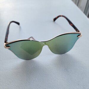 NWT Women's Sunglasses Collections Mirrored Lens Cat Eye Sunglasses